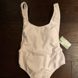 White One Piece Swimsuit